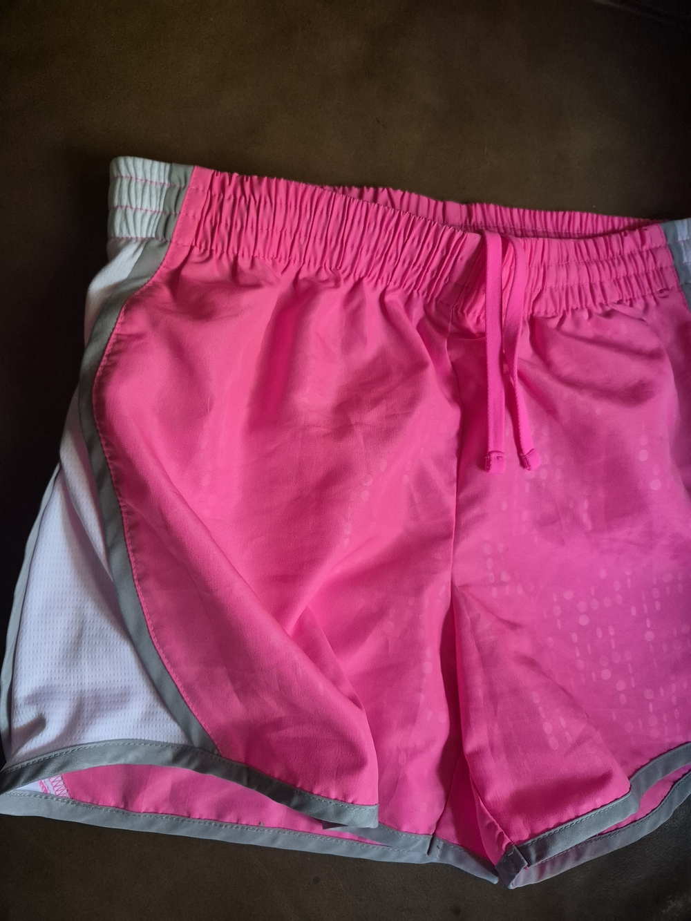 Danskin Now Athletic Shorts in Pink White & Gray Size Small 4-6